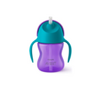 Philips Avent Straw/Handle Cup 200ml Purple 9M+