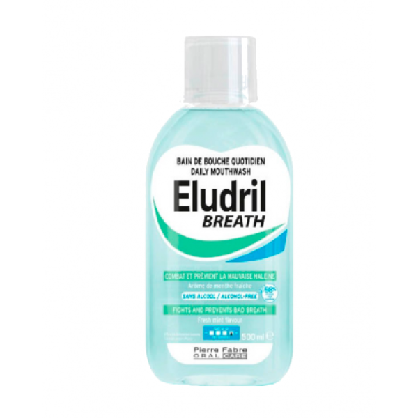 Eludril Breath Mouthwash 500ml