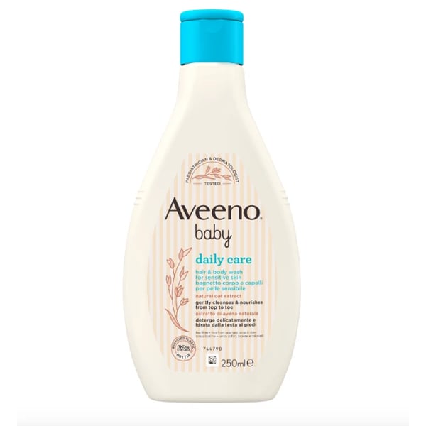 Aveeno Baby Bath Gel, Body and Hair 250ml