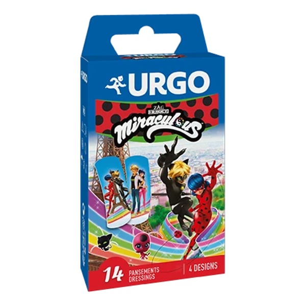 Urgo Miraculous Dressings 2.5 X 7.2cm x14