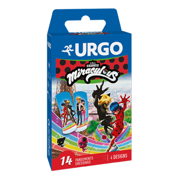 Urgo Miraculous Dressings 2.5 X 7.2cm x14