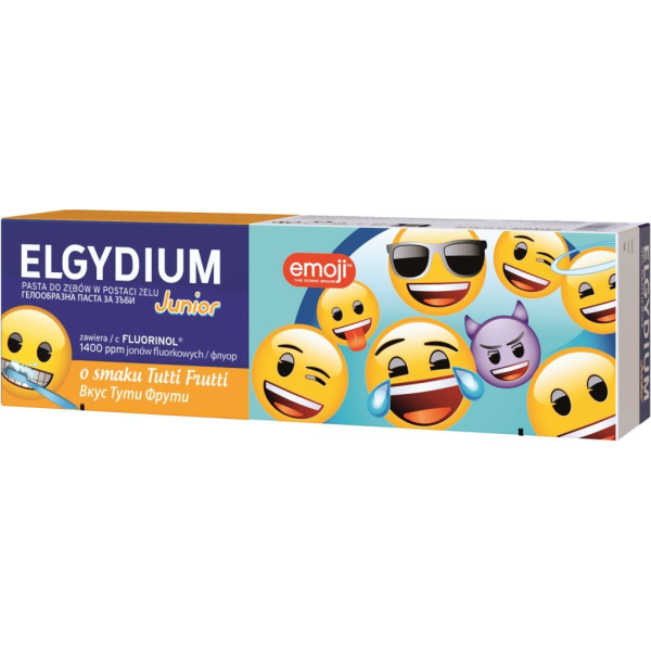 Elgydium Junior Tutti Fruti Emoji Toothpaste Gel 50ml