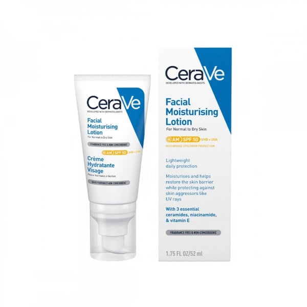 CeraVe Facial Moisturizing Lotion - Moisturizing Facial Lotion SPF50 52ml