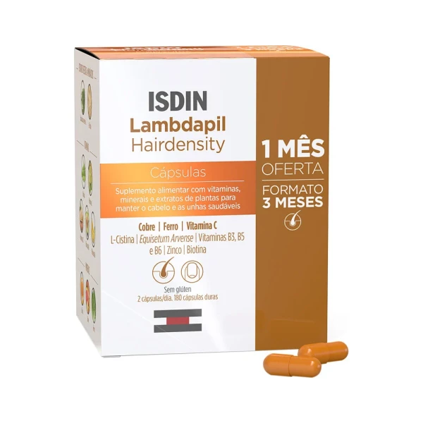 ISDIN Lambdapil Hairdensity Trio Capsules 3 x 60 Unit(s) with 1 Month Offer