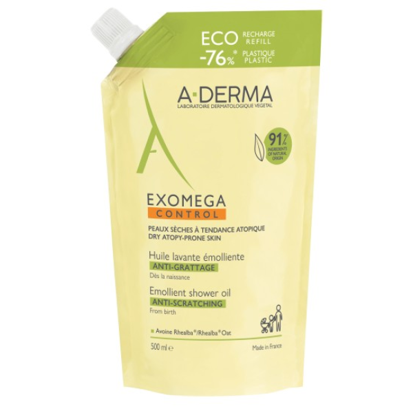 A-Derma Exomega Control Shower Oil Refill 500ml