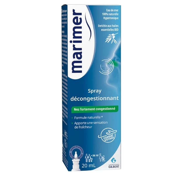 Marimer Nasal Decongestion Spray Essential Oils 20ml