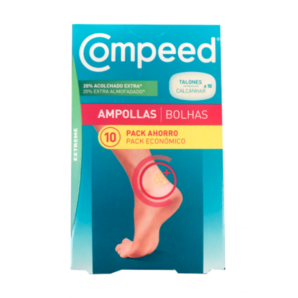 Compeed Extreme Heel Blister Dressings x10