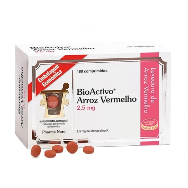 BioActivo Red Rice 2.5mg X180 - Economy Packaging