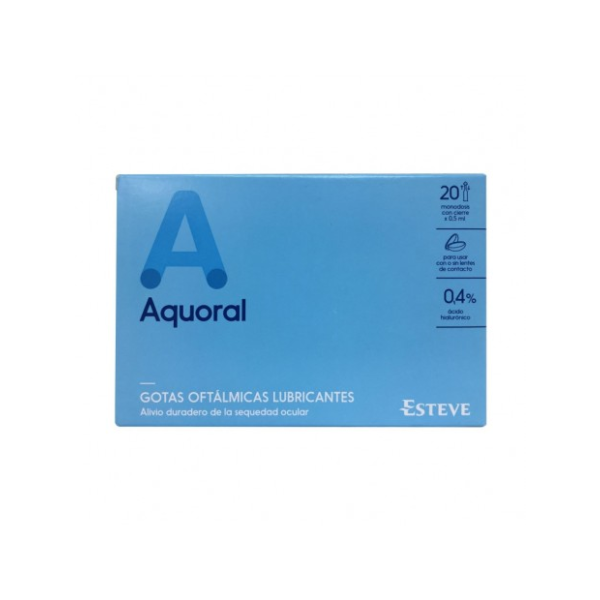 Aquoral Single Dose Ophthalmic Drops 0.5ml x20