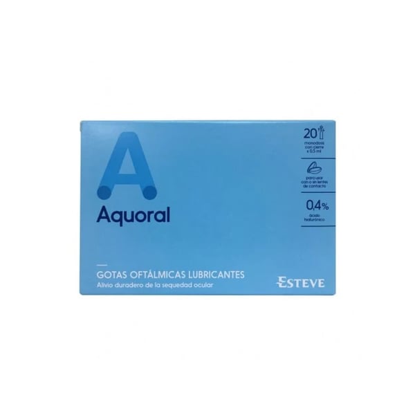 Aquoral Single-Dose Ophthalmic Drops 0.5ml x20