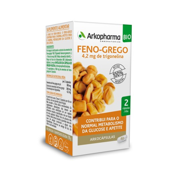 ArkoCápsulas Fenugreek Capsules X40