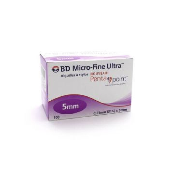 Bd Micro-Fine Ultra Needles 5mm X100 320586