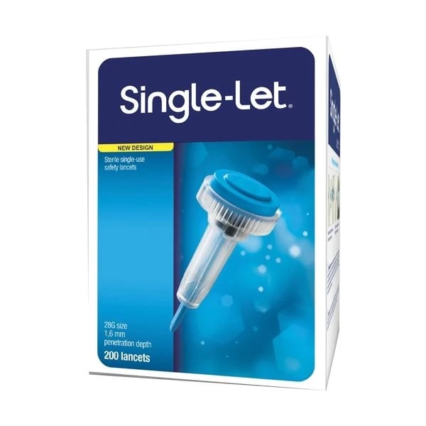 Single-Let Lancets 28G x200