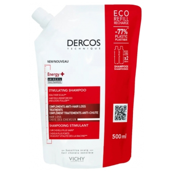 Dercos Technique Stimulating Shampoo Eco Pack 500ml