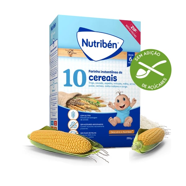 Nutribén Flour 10 Cereals 6M+ 250G