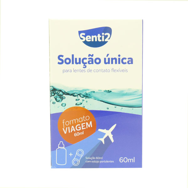 Senti2 Single Solution Flexible Contact Lenses 60ml