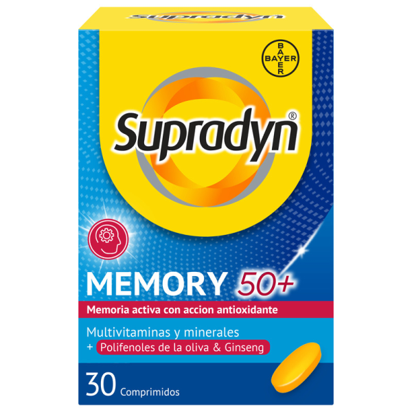 Supradyn Memory 50+ Tablets X30