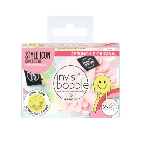 Invisibobble Hair Elastic Sprunchie Retro DRM x2