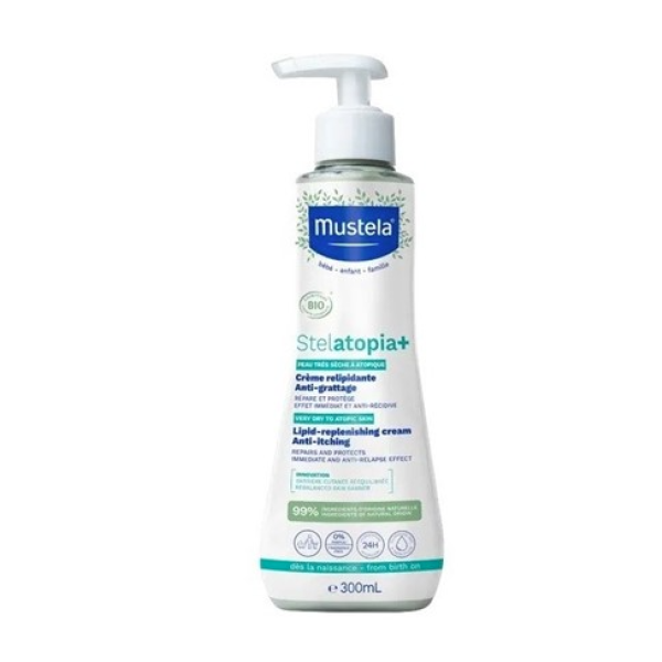 Mustela Bebé Stelatopia+ Replenishing Cream 300ml