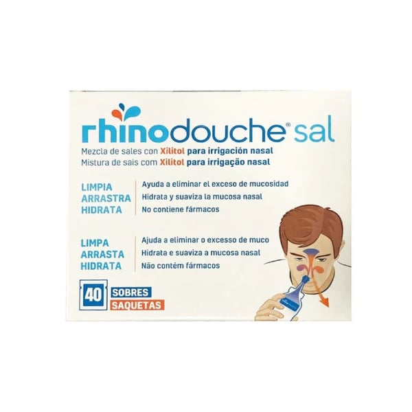 RhinoDouche Nasal Wash Sachets 5g x 40