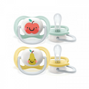 Philips Avent Ultra Air Happy Pacifiers 2 Unit(s) 0M-6M