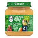 Gerber Organic Apple, Apricot and Peach Jar +4M 125g