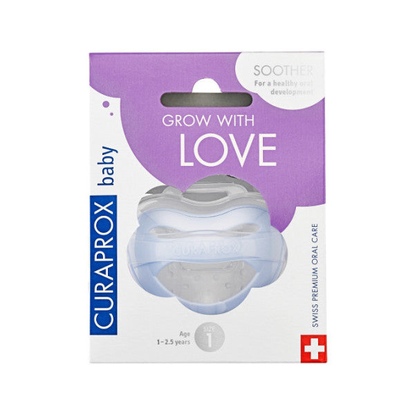 Curaprox Baby Blue Silicone Pacifier T1