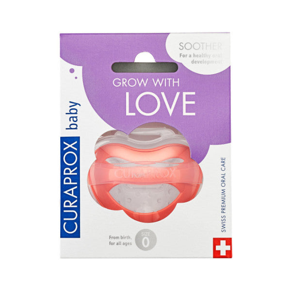Curaprox Baby Pacifier Silicone Coral T0