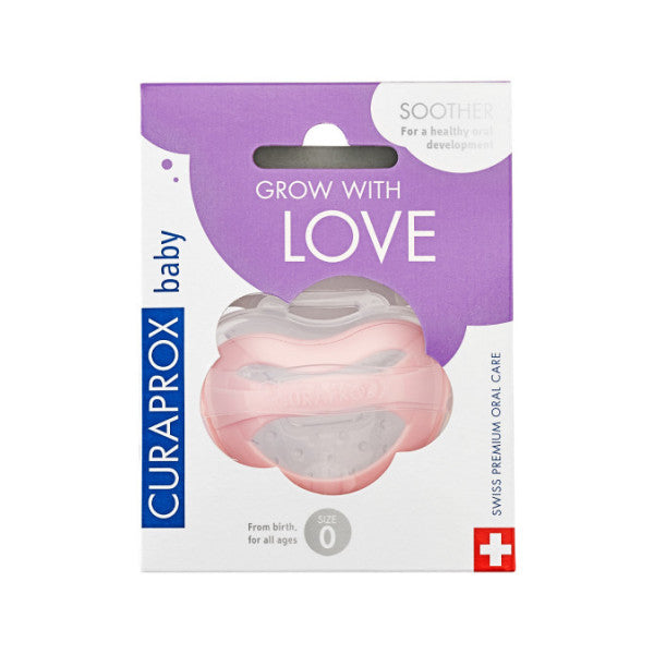 Curaprox Baby Pink Silicone Pacifier T0