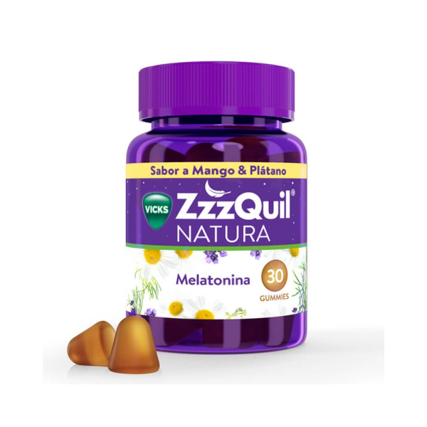 Zzzquil Natura Mango/Banana Gummies X30