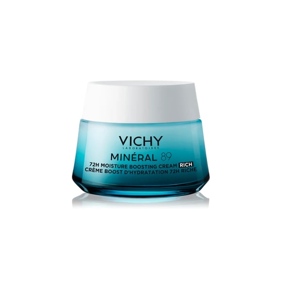 Vichy Mineral 89 Rich Facial Moisturizing Booster Cream 100H 50ml