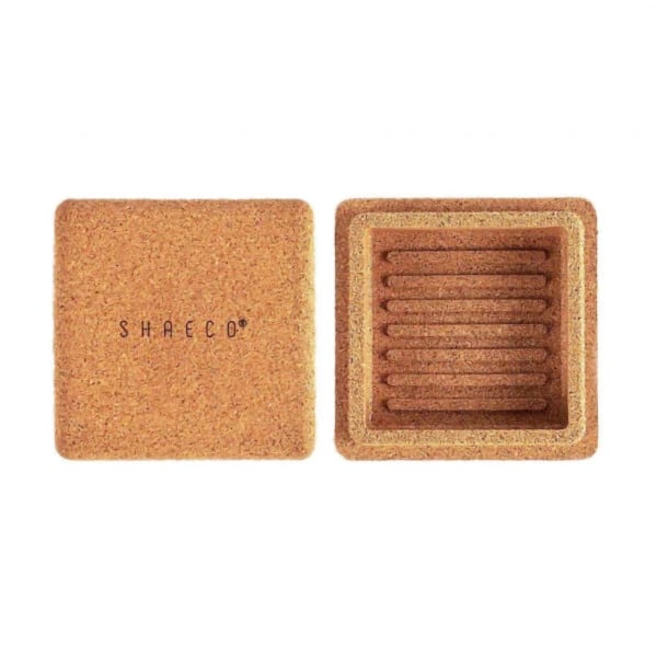 Shaeco Waterproof Cork Travel Soap Dish - Square
