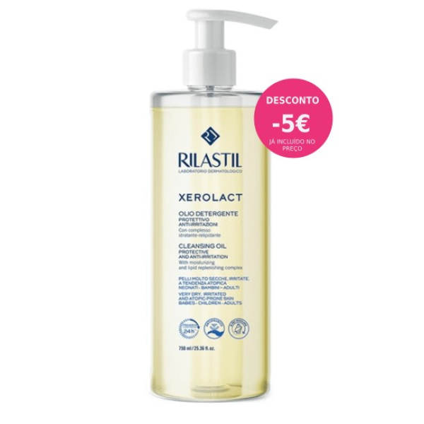 Rilastil Xerolact Cleansing Oil 750ml -5€