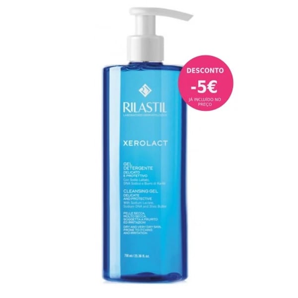 Rilastil Xerolact Cleansing Gel 750ml -5€
