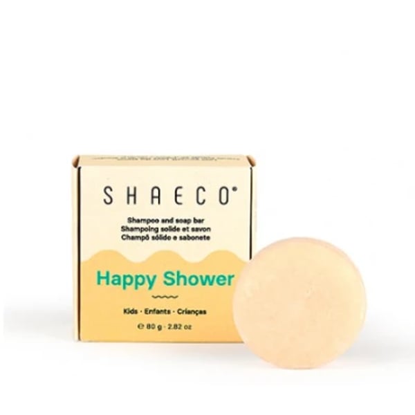 Shaeco Happy Shower - Solid Shampoo and Soap for Children 80G