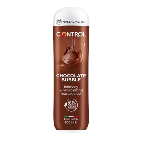 Control Bubble Chocolate Massage Gel 3 in 1 200ml