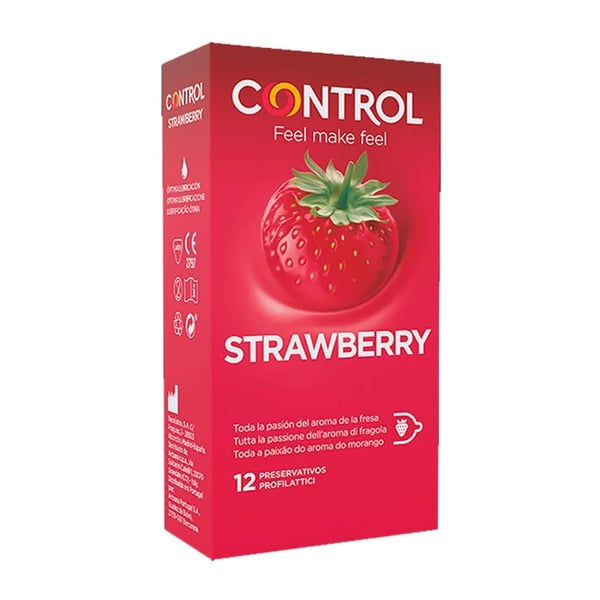 Control Strawberry X12 Condoms