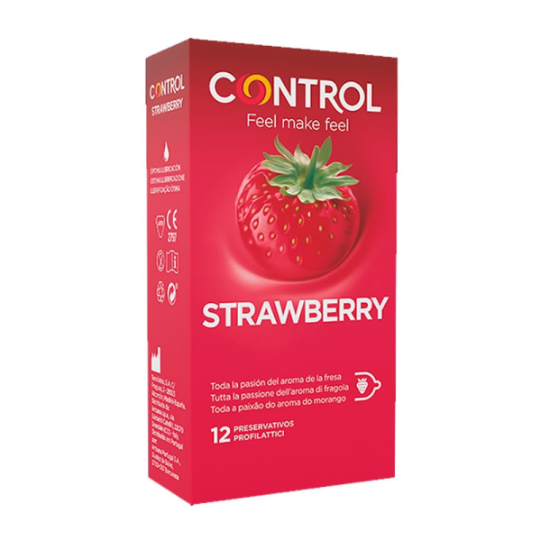 Control Strawberry x12 Condoms