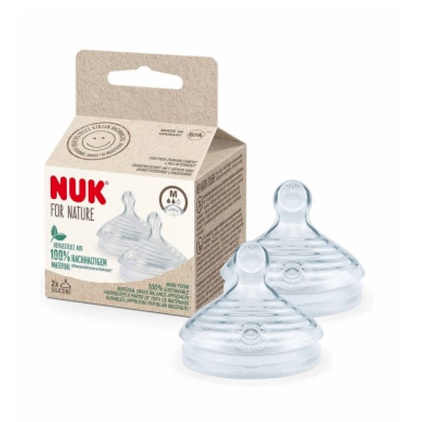 Nuk For Nature Tetiina Silicone M X2