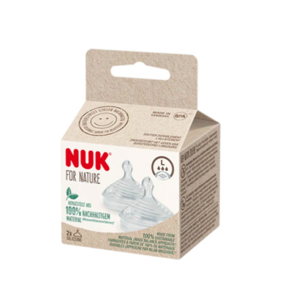 Nuk For Nature Tetiina Silicone L X2