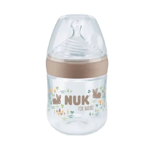 Nuk For Nature Baby Bottle 150ml S Beige - Temperature Control