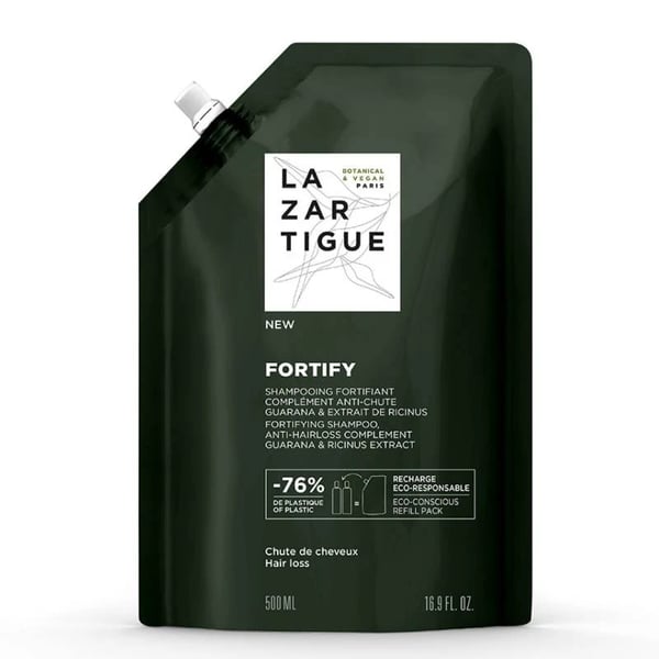 Lazartigue Fortify Shampoo - Anti-Hair Loss Refill 500ml