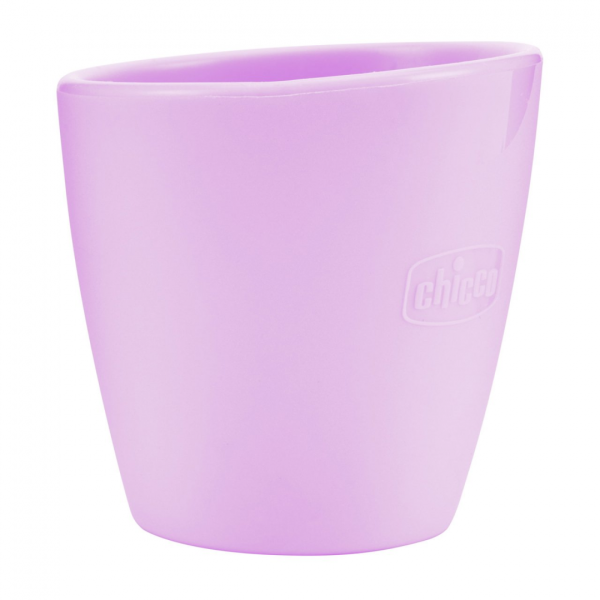 Chicco Mini Pink Silicone Cup 6M+