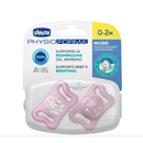 Chicco Physio Pacifiers Pink Silicone Micro Shape 0-2M