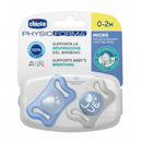 Chicco Physio Pacifiers Blue Silicone Micro Shape 0-2M