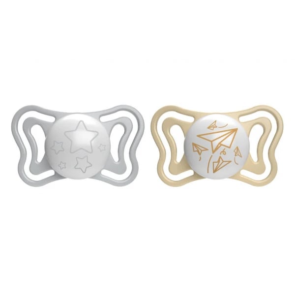 Chicco PhysioForma Light Silicone Pacifier 6-16M X2