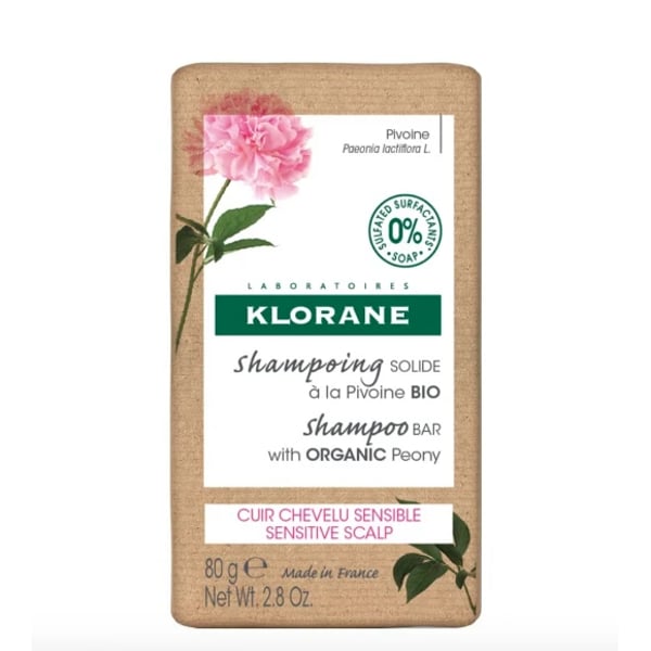 Klorane Solid Shampoo with Organic Peony 80G