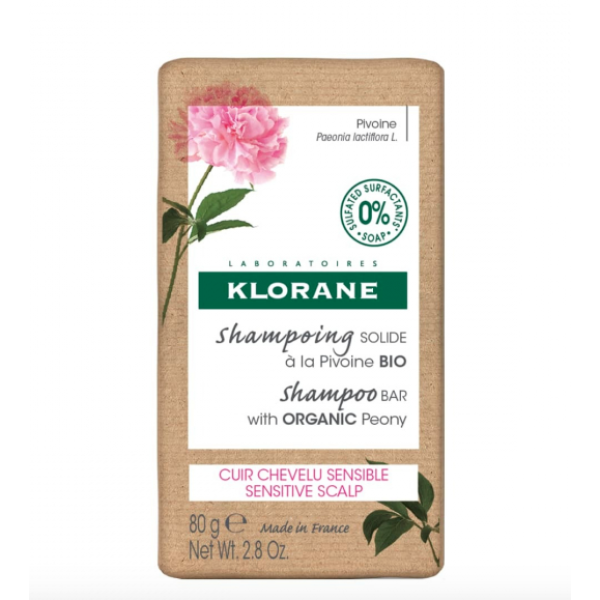 Klorane Solid Shampoo with Organic Peony 80G