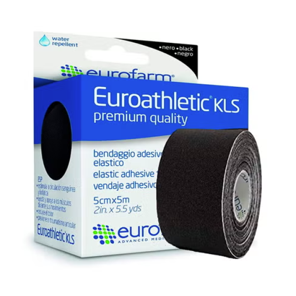 Euroathletic KLS Bandage Black 5mx5cm