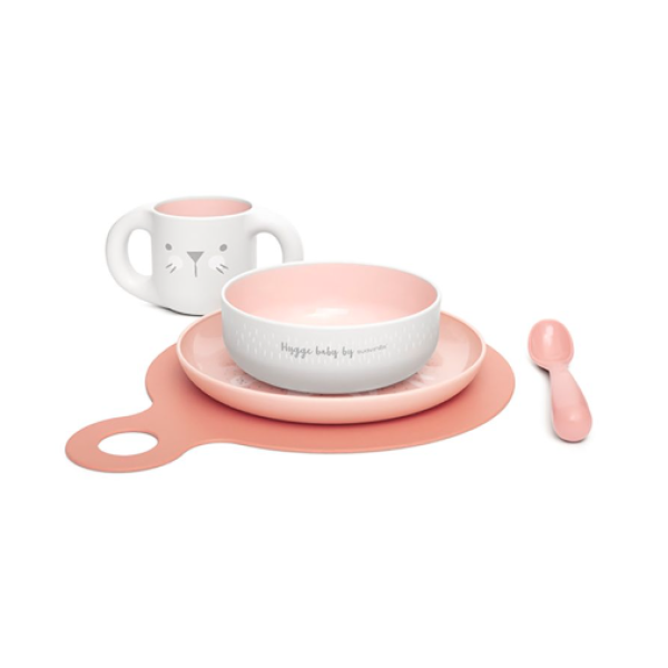 Suavinex Learning Dinnerware Set 5 Pieces +6M Pink